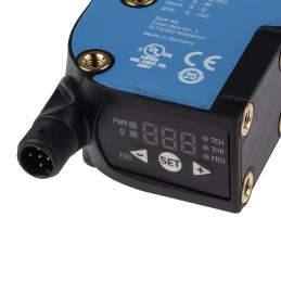 1 pcs - Sick Contrast Sensors 13 mm, RGB LED, NPN, 100 mA, 10.8 - 28.8 V dc, IP67