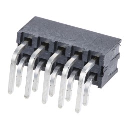 1 pcs - Samtec IPT1 Series Right Angle Through Hole PCB Header, 10 Contact(s), 2.54mm Pitch, 2 Row(s), Shrouded