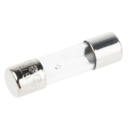 10 pcs - RS PRO 500mA T Glass Cartridge Fuse, 5 x 20mm