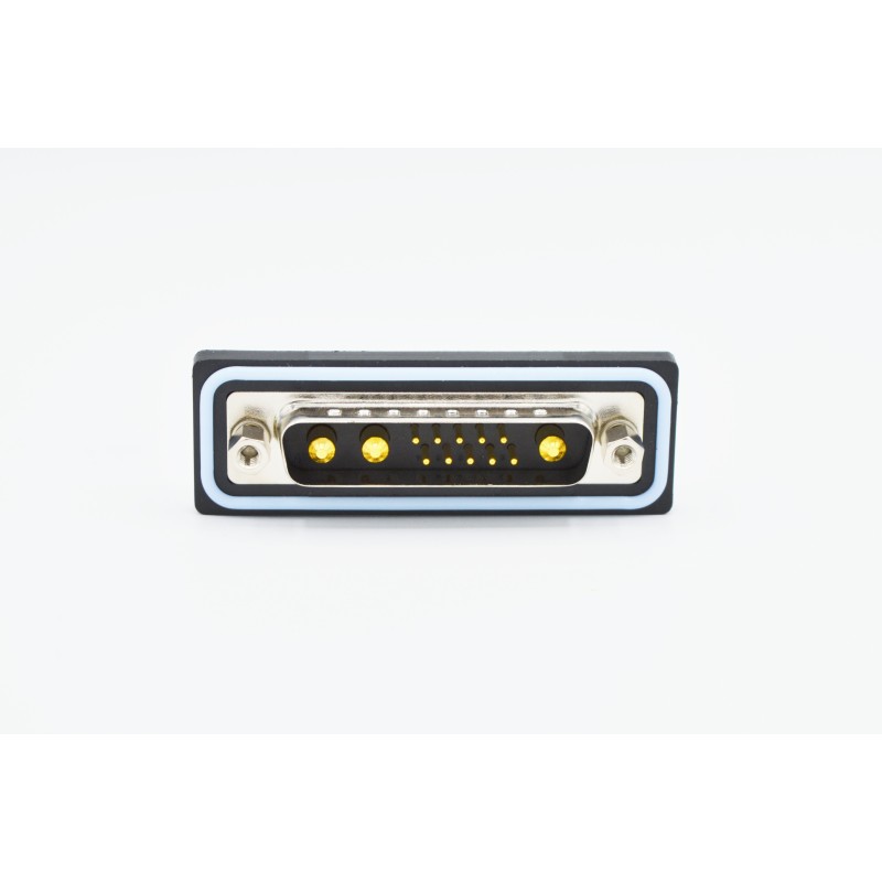 1 pcs - Norcomp CDF 25 Way Vertical Solder D-sub Connector Plug, 2.77mm Pitch, with 4-40 Screw Locks