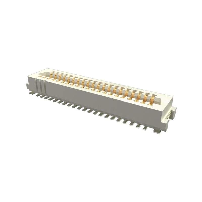 5 pcs - Amphenol Communications Solutions Conan Lite Series Straight, Vertical PCB Mount PCB Socket, 41-Contact, 1mm Pitch,