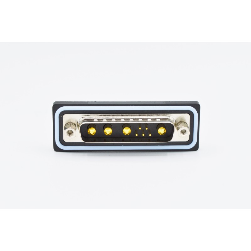 1 pcs - Norcomp CDF 25 Way Vertical Solder D-sub Connector Plug, 2.77mm Pitch, with 4-40 Screw Locks