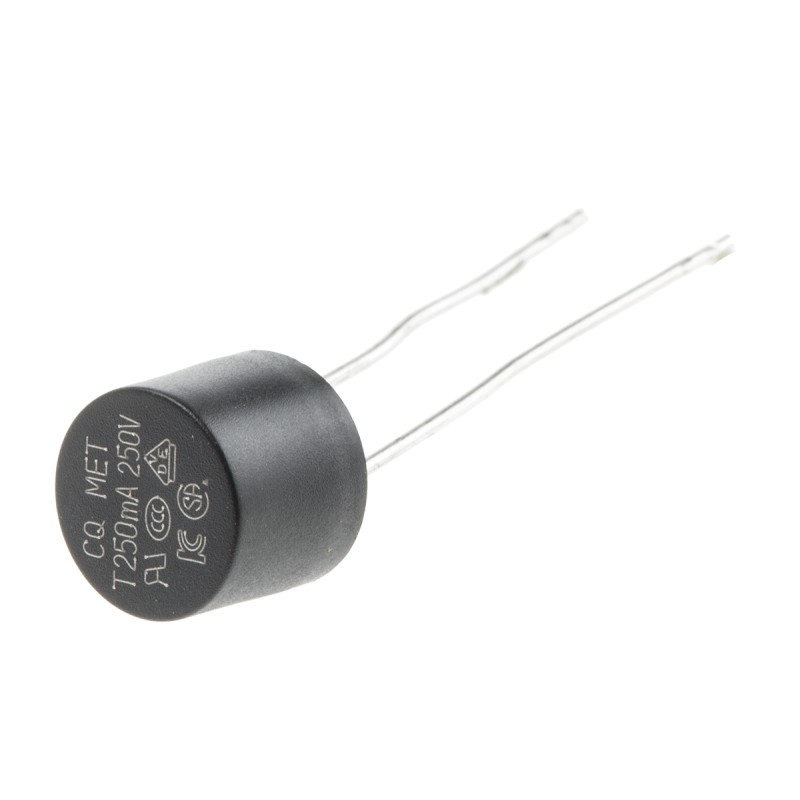 10 pcs - RS PROPC Board Non Resettable Fuse, Radial 250mA, 250V