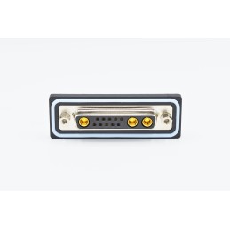 1 pcs - Norcomp CDF 25 Way Right Angle Solder D-sub Connector Socket, 2.77mm Pitch, with 4-40 Boardlocks