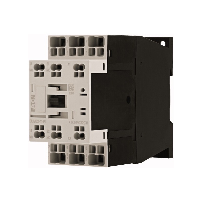 1 pcs - Eaton Contactor, 48 V ac Coil, 3-Pole, 32 A, 15 kW, 1 NC, 1 NO