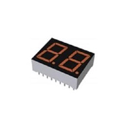 1 pcs : LBP-602DA2R - LED Displays & Accessories Dbl Digit LED Dsply Anode Orange 14.3mm