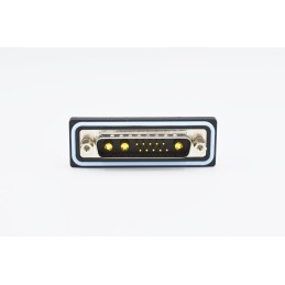 1 pcs - Norcomp CDF 25 Way Vertical Solder D-sub Connector Plug, 2.77mm Pitch, with 4-40 Boardlocks