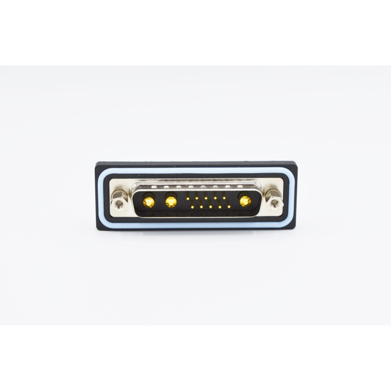 1 pcs - Norcomp CDF 25 Way Vertical Solder D-sub Connector Plug, 2.77mm Pitch, with 4-40 Boardlocks