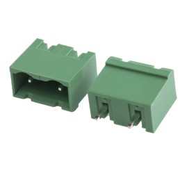 10 pcs - RS PRO 7.62mm Pitch 2 Way Pluggable Terminal Block, Header, Through Hole, Solder Termination
