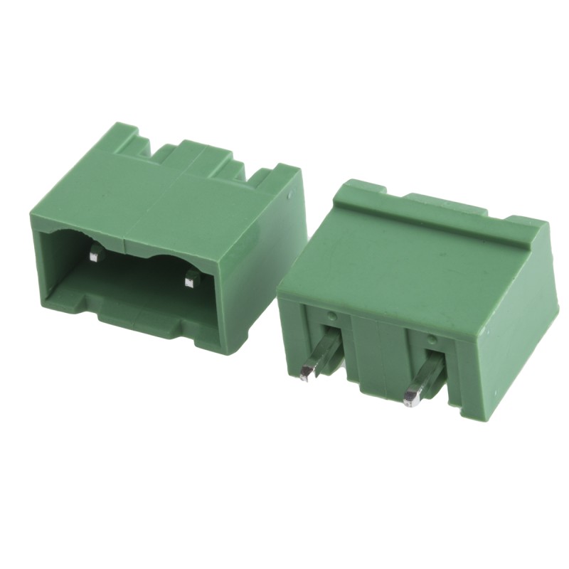 10 pcs - RS PRO 7.62mm Pitch 2 Way Pluggable Terminal Block, Header, Through Hole, Solder Termination