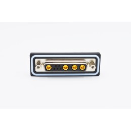 1 pcs - Norcomp CDF 25 Way Vertical Solder D-sub Connector Socket, 2.77mm Pitch, with 4-40 Boardlocks