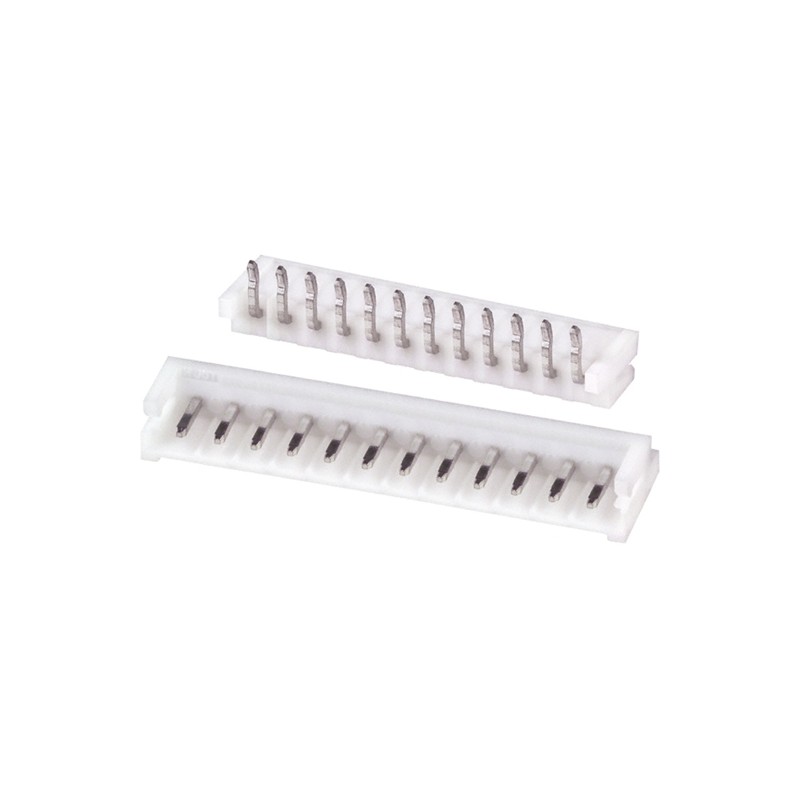 10 pcs - JST EH Series Right Angle Through Hole PCB Header, 12 Contact(s), 2.5mm Pitch, 1 Row(s), Shrouded