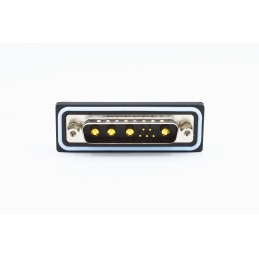 1 pcs - Norcomp CDF 25 Way Right Angle Solder D-sub Connector Plug, 2.77mm Pitch, with 4-40 Screw Locks