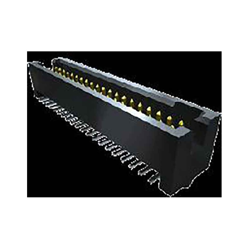 1 pcs - Samtec TFM Series Straight Through Hole PCB Header, 30 Contact(s), 1.27mm Pitch, 2 Row(s), Shrouded