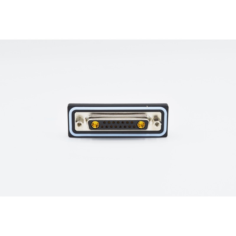 1 pcs - Norcomp CDF 25 Way Right Angle Solder D-sub Connector Socket, 2.77mm Pitch, with 4-40 Boardlocks