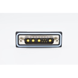 1 pcs - Norcomp CDF 25 Way Vertical Solder D-sub Connector Plug, 2.77mm Pitch, with 4-40 Screw Locks