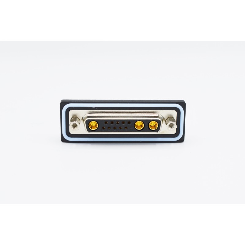 1 pcs - Norcomp CDF 25 Way Vertical Solder D-sub Connector Socket, 2.77mm Pitch, with 4-40 Boardlocks