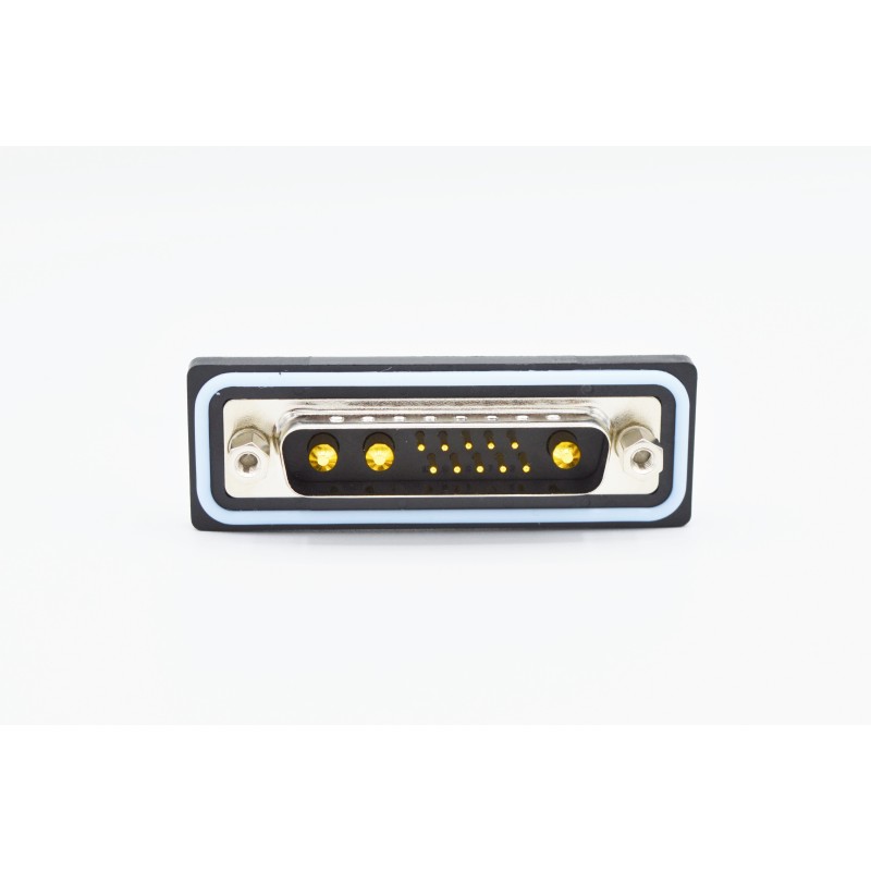 1 pcs - Norcomp CDF 25 Way Vertical Solder D-sub Connector Plug, 2.77mm Pitch, with 4-40 Screw Locks