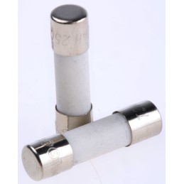 10 pcs - RS PRO 2A T Ceramic Cartridge Fuse, 5 x 20mm