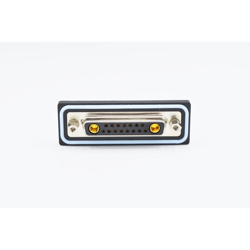 1 pcs - Norcomp CDF 25 Way Right Angle Solder D-sub Connector Socket, 2.77mm Pitch, with 4-40 Screw Locks