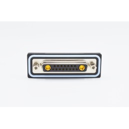 1 pcs - Norcomp CDF 25 Way Solder D-sub Connector Socket, 2.77mm Pitch, with 4-40 Screw Locks