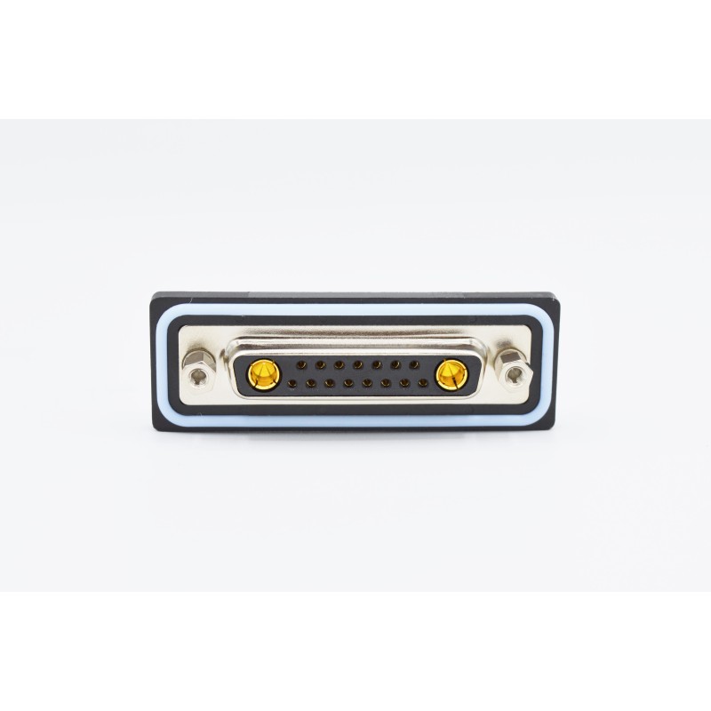 1 pcs - Norcomp CDF 25 Way Solder D-sub Connector Socket, 2.77mm Pitch, with 4-40 Screw Locks