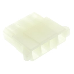 10 pcs - TE Connectivity Commercial MATE-N-LOK Male Connector Housing, 5.08mm Pitch, 4 Way, 1 Row