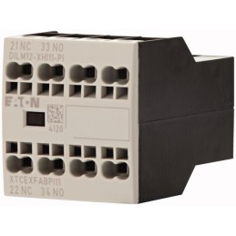 1 pcs - Eaton Auxiliary Contact, 2 Contact, 1 NC, 1 NO, Front Fixing