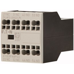 1 pcs - Eaton Auxiliary Contact, 4 Contact, 2 NC, 2 NO, Front Fixing