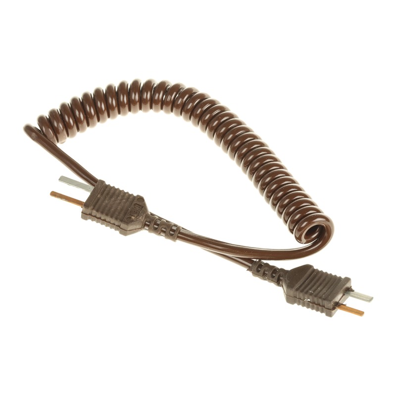 1 pcs - RS PRO T Type Thermocouple Connection Cable Mini Plug to Mini Plug