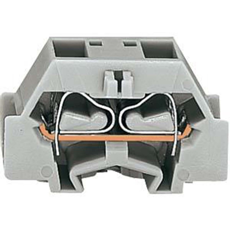 10 pcs - Wago 261 Series Grey Modular Terminal Block, 2.5mm², Single-Level, Cage Clamp Termination