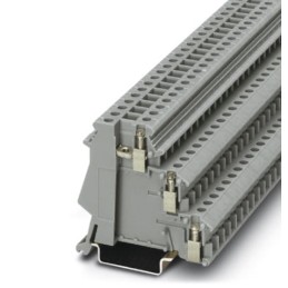 1 pcs - Phoenix Contact DIK 1.5 Series Grey Non-Fused DIN Rail Terminal, 2.5mm², Triple-Level, Screw Termination