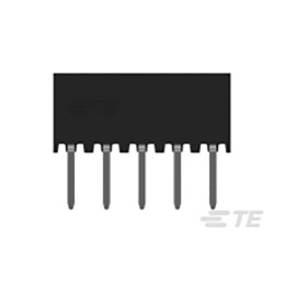 10 pcs - TE Connectivity AMPMODU Series Straight Through Hole Mount PCB Socket, 10-Contact, 2-Row, 2mm Pitch, Solder Terminatio