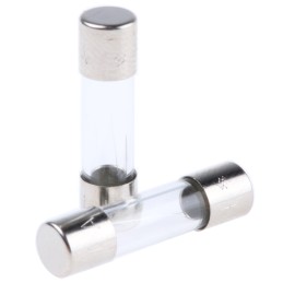 10 pcs - Schurter 1A F Glass Cartridge Fuse, 5 x 20mm