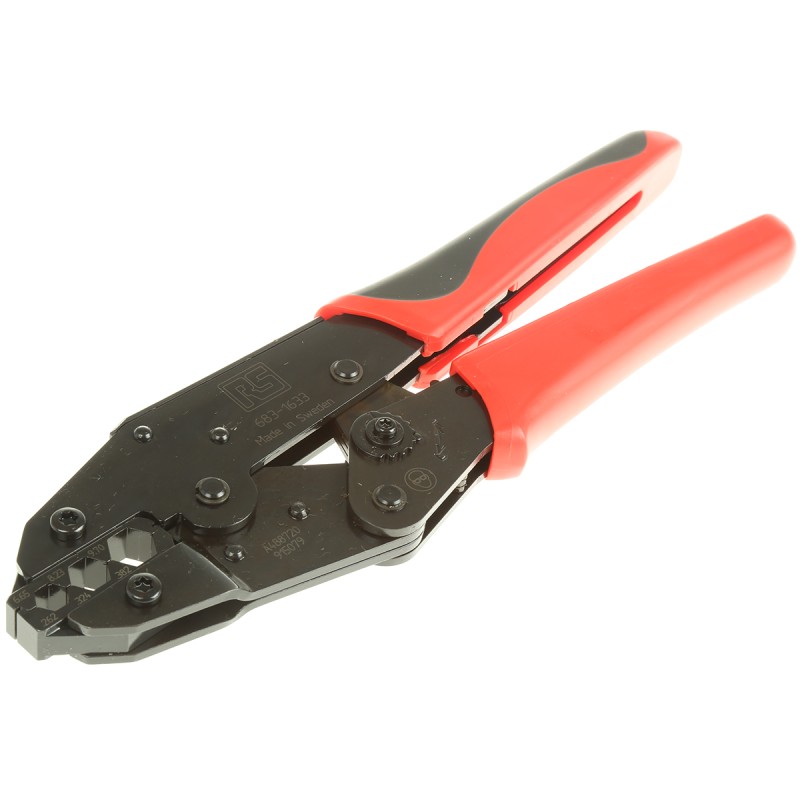 1 pcs - RS PRO Hand Ratcheting Crimp Tool for Coaxial Connectors