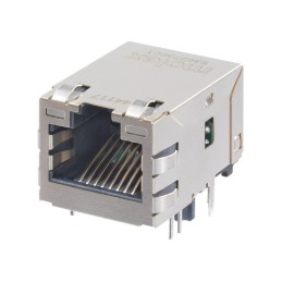 1 pcs - Molex 93627 Series Female RJ45 Connector, Panel Mount