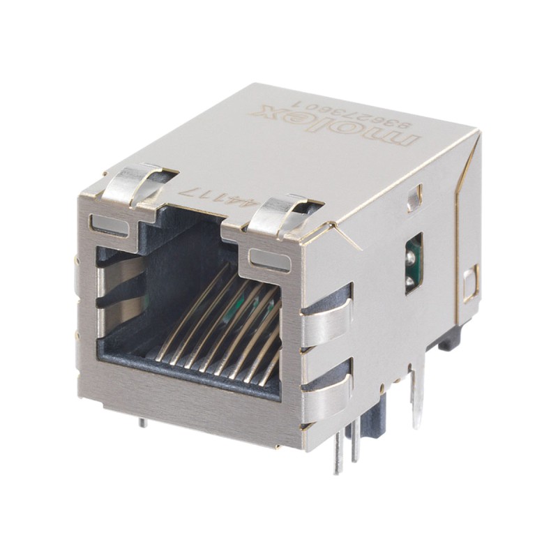 1 pcs - Molex 93627 Series Female RJ45 Connector, Panel Mount