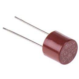 10 pcs - LittelfusePC Board Non Resettable Fuse, Radial 4A, 250V ac