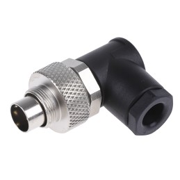 1 pcs - Binder Circular Connector, 2 Contacts, Cable Mount, M9 Connector, Plug, Male, IP67, 712 Series