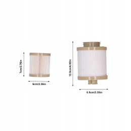 Oil Fuel Filter Kit 3c3z 9n184 ca replacement for ford f250 8h