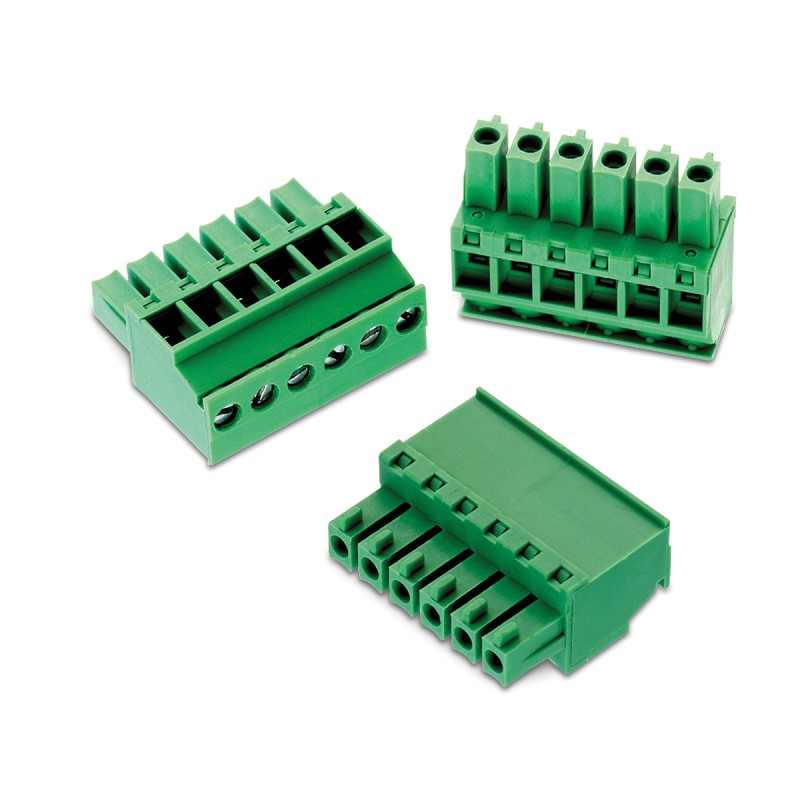 1 pcs - Wurth Elektronik 3.81mm Pitch 6 Way Horizontal Pluggable Terminal Block, Plug, Cable Mount, Screw Termination