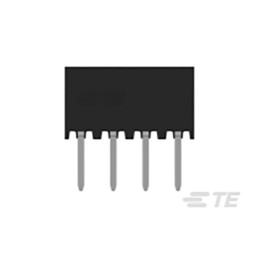 10 pcs - TE Connectivity AMPMODU Series Straight Through Hole Mount PCB Socket, 8-Contact, 2-Row, 2mm Pitch, Solder Termination