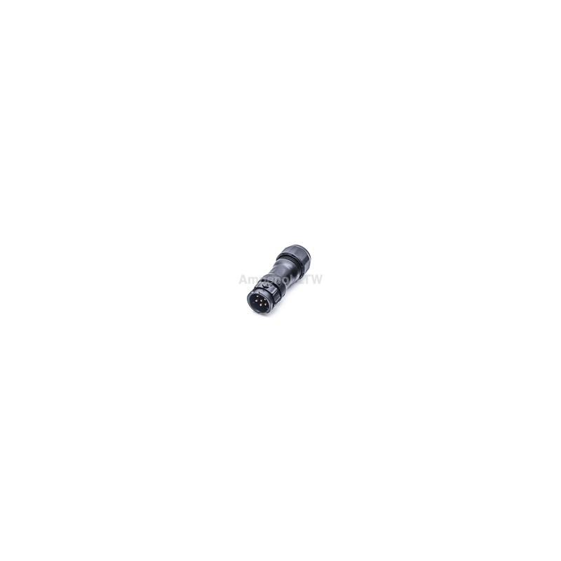 1 pcs - Amphenol Industrial Circular Connector, 6 Contacts, Cable Mount, Plug, Male, IP68, X-Lok Series