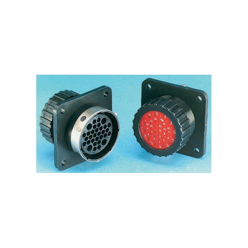 1 pcs - ITT Cannon Circular Connector, 15 Contacts, Panel Mount, Socket, Female, IP67, Trident Neptune Series