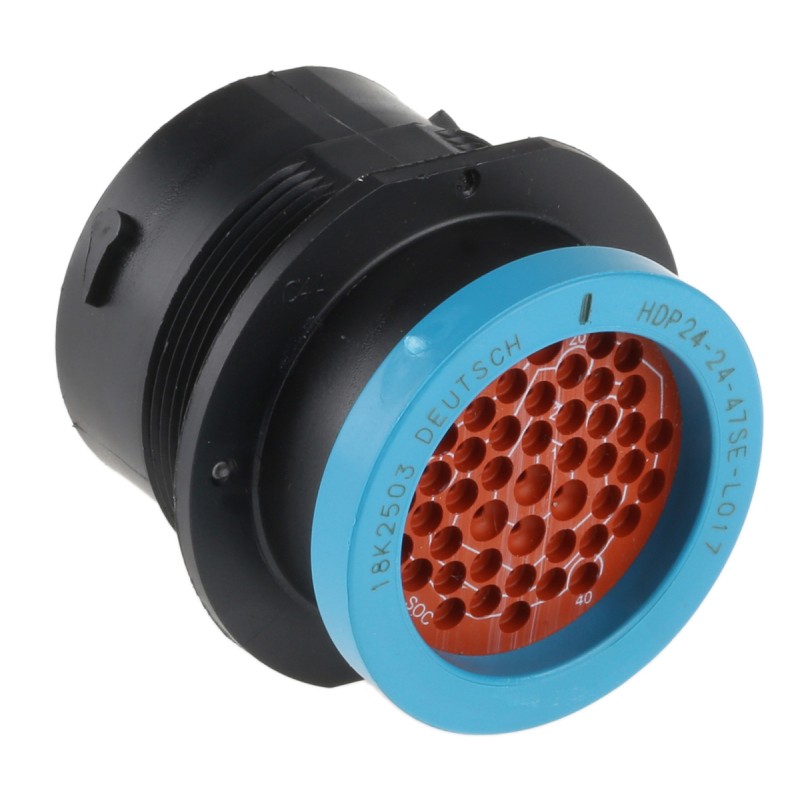 1 pcs - Deutsch Circular Connector, 47 Contacts, Cable Mount, Socket, Female, IP67, HD20 Series