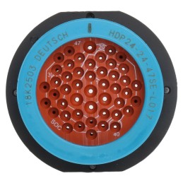1 pcs - Deutsch Circular Connector, 47 Contacts, Cable Mount, Socket, Female, IP67, HD20 Series