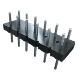 56 pcs - Samtec BDL Series Straight Through Hole Pin Header, 8 Contact(s), 2.54mm Pitch, 2 Row(s), Unshrouded