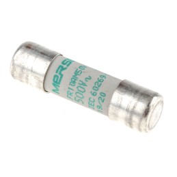 10 pcs - Mersen 10A Ceramic Cartridge Fuse, 10 x 38mm