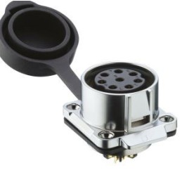 1 pcs - Lumberg Circular Connector, 2 Contacts, Cable Mount, Plug, IP67, 02 Series