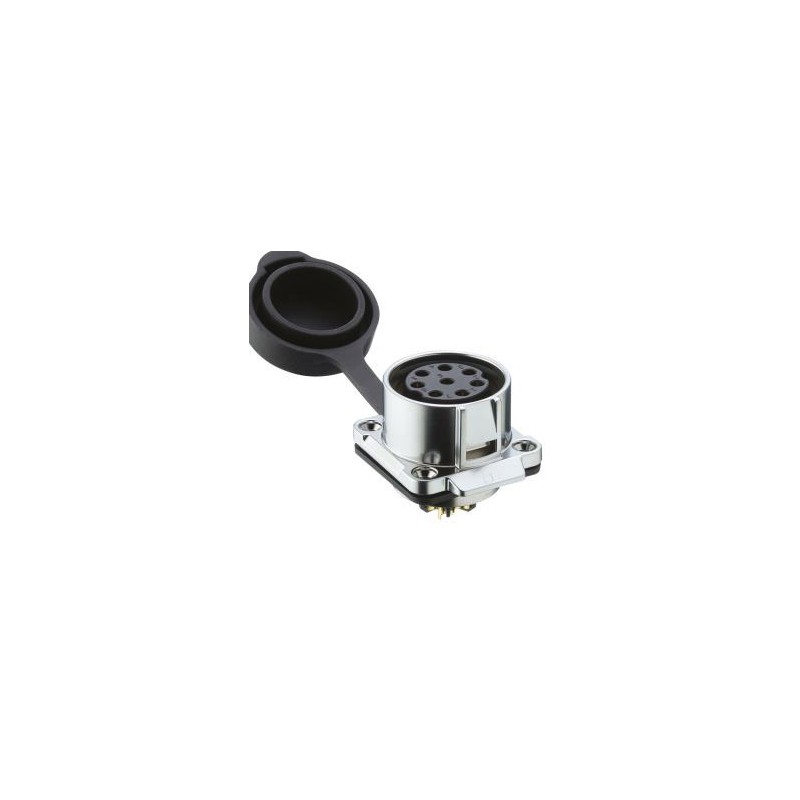 1 pcs - Lumberg Circular Connector, 2 Contacts, Cable Mount, Plug, IP67, 02 Series